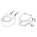 TECEloft Set, Keramik mit cyclon flush und WC-Sitz im klassisch-hohen Design