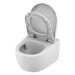 TECEloft Set, Keramik mit cyclon flush und WC-Sitz im klassisch-hohen Design