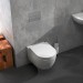 TECEloft Set, Keramik mit cyclon flush und WC-Sitz im klassisch-hohen Design