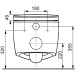 TECEloft Set, Keramik mit cyclon flush und WC-Sitz im klassisch-hohen Design