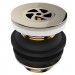 Victoria & Albert frei abfließender Waschbecken-Überlauf KIT 19 polished brass