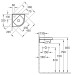 VB Eck-HWB Subway 2.0 7319 320mm 1-L Arm HL durchg Überl WeißAlpin C+