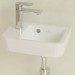 VB Handwaschbecken Compact O.novo 434236 360x250mm Eckig Weiß Alpin CeramicPlus