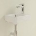 VB Handwaschbecken Compact O.novo 434336 360x250mm Eckig Weiß Alpin CeramicPlus