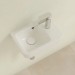VB Handwaschbecken Compact O.novo 434336 360x250mm Eckig Weiß Alpin CeramicPlus