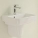 VB Handwaschbecken O.novo 434445 450x370mm Eckig Weiß Alpin CeramicPlus