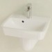 VB Handwaschbecken O.novo 434445 450x370mm Eckig Weiß Alpin CeramicPlus
