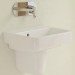 VB Handwaschbecken O.novo 434447 450x370mm Eckig Weiß Alpin CeramicPlus