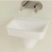 VB Handwaschbecken O.novo 434448 450x370mm Eckig Weiß Alpin