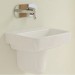 VB Handwaschbecken O.novo 434448 450x370mm Eckig Weiß Alpin CeramicPlus