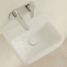 VB Handwaschbecken O.novo 43444F 450x370mm Eckig Weiß Alpin