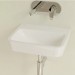 VB Handwaschbecken O.novo 43444F 450x370mm Eckig Weiß Alpin CeramicPlus