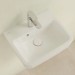 VB Handwaschbecken O.novo 43444G 450x370mm Eckig Weiß Alpin CeramicPlus