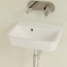 VB Handwaschbecken O.novo 43444J 450x370mm Eckig Weiß Alpin CeramicPlus