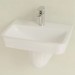 VB Handwaschbecken O.novo 434451 500x370mm Eckig Weiß Alpin CeramicPlus