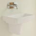 VB Handwaschbecken O.novo 434453 500x370mm Eckig Weiß Alpin CeramicPlus
