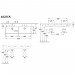 VB SDWT Avento 4A23 1200x470x160mm 2-3L Arm mittl HL m ÜL Eckig Weiß Alpin