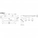 VB SWT Finion 4164 1200x500mm 2-1L Arm HL durchgest o ÜL Eckig Stone White C+
