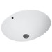 VB Unterbauwaschbecken O.novo 4A3038 380x310mm Oval Weiß Alpin