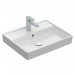 VB Waschbecken Collaro 4A3355 550x440mm Rechteck Stone White CeramicPlus