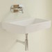 VB Waschbecken O.novo 4A416F 600x460mm Eckig Weiß Alpin CeramicPlus