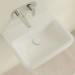 VB Waschbecken O.novo 4A41MF 550x460mm Eckig Weiß Alpin
