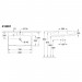 VB WT Finion 4168 800x470mm 3L Arm mittl HL durchgest o ÜL Eckig Stone White C+
