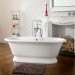 Victoria & Albert Badewanne York mit Sockel, weiss  