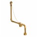 Victoria & Albert Klassische „Kette & Stöpsel“ – Ablaufgarnitur für Wannen mit Überlauf KIT31 polished brass