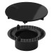 Viega Ausstattungsset 6966.0 Kunststoff d 115 mm schwarz glänzend 