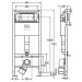 Viega WC Element Prevista Dry  8524.18 Visign for Life 5 in 1120 mm