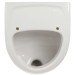 VB Absaug-Urinal Compact O.novo 755701 290x495x245mm Weiß Alpin CeramicPlus