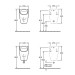 VB Absaug-Urinal O.novo 7523 335x560x320mm Weiß Alpin