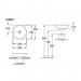Villeroy & Boch AWT Loop & Friends 5148 380mmD: o Hahnlochbank o Überl Rund WeißAlpin