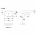 Villeroy & Boch AWT Loop & Friends 5151 585x380mm o HLbank Ül Oval WeißAlpin