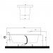 VB BW Loop&Friends UBA170LFS2V 1700x750 Rechteck Acryl weiß alpin