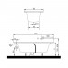 VB BW Loop&Friends UBA180LFS2V 1800x800 Rechteck Acryl weiß alpin
