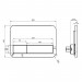 VB Betätigungsplatte ViConnect 9224 253x145x10mm Chrome