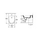 VB Bidet Subway 3.0 560x375x270mm Oval wandhängend Weiß Alpin CeramicPlus