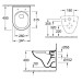 VB Combi-Pack O.novo 5688 360x490mm DirectFlush wandhängend Weiß Alpin