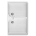 VB Doppelspülbecken O.novo 6331 795x220x500mm Weiß Alpin CeramicPlus