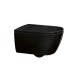 Villeroy & Boch Dusch-WC spülrandlos ViClean-I100 DirectFlush wandhängend Glossy Black C+