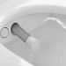 VB Dusch-WC spülrandlos ViClean-I100 595 x385x400mm Oval Pure Black CeramicPlus