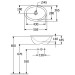 VB Einbauwaschbecken Loop&Friends 4A6100 505x360mm ov m. ÜL. Weiß Alpin cplus