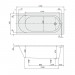 Villeroy & Boch O.novo 1700x750 Solo Rechteck Badewanne UBA170CAS2V-01