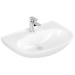 VB Waschbecken O.novo 650x480mm Oval 1HL. ohne Überlauf Weiß Alpin