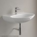 VB Waschbecken O.novo 650x480mm Oval 1HL. ohne Überlauf Weiß Alpin