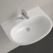 VB Waschbecken O.novo 650x480mm Oval 1HL. ohne Überlauf Weiß Alpin