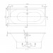 Villeroy & Boch Oberon 1900x900 Rechteck Badewanne Duo UBQ199OBE2V-01