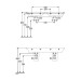 VB SchrankDWT Subway 3.0 1300x470mm re-eckig 2HL. m. ÜL. Weiß Alpin